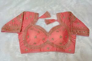 Sabyasachi Coral Blouse