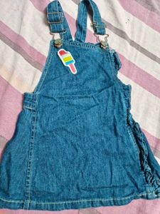 Cute Denim Jumper Dress