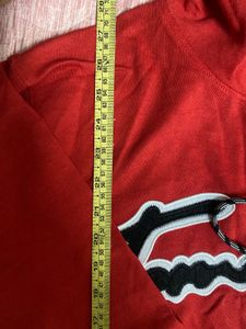Tommy Hilfiger  Red Printed Hooded Sweatshirt