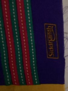 Brinjal Purple And Yellow Joint Saree For Grabs