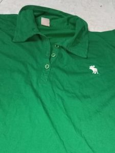 Abercrombie Green Polo Shirt