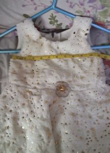 cute princess white frock