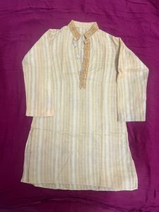 Striped Kurta Shirt with modi jacket
