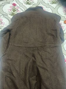 Brown Textured Coat