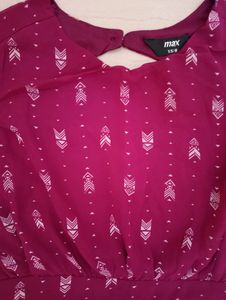 Magenta color One-piece