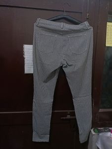 Black And White Trousers