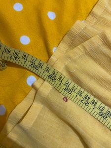 Yellow Embroidered Kurta