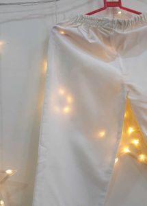 Off White Cotton Ethnic Pants✨️