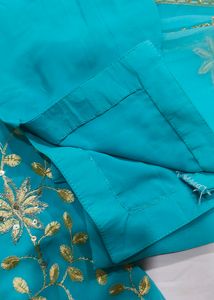 Readymade Designer Suit With Embroidery