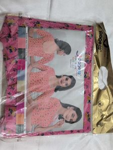 Pink Stretchable Blouse Readymade