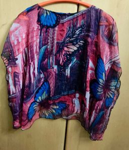 Butterfly Print Top