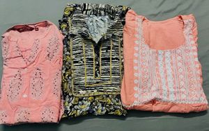 Pure Cotton Kurti Combo