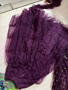 purple sharara set💜