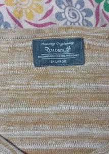 Striped Knit T-Shirt