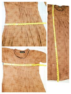 Brown Maxi Dress Cute
