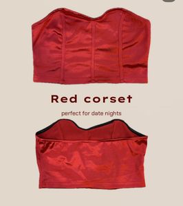 Red Corset Top