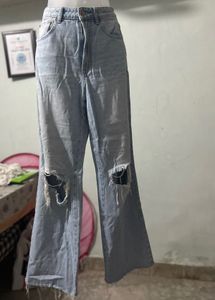 Long Straight Fit Denim