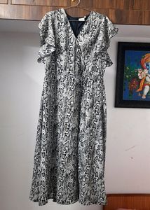 Black And Grey Dress