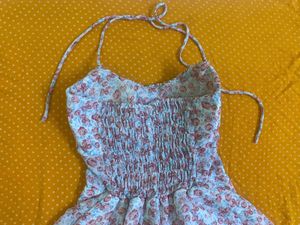 Floral Halter Top Size Xs
