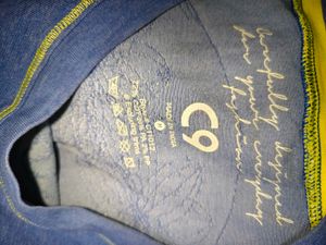 Blue Floral T-Shirt Size Small/ Medium