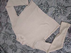 White Mock Neck Top
