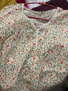 Floral Print short Kurti