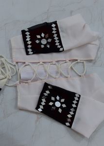 New Lehenga White Nd Blue