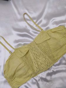 Crochet Bralette Detail Top