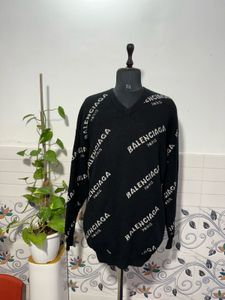 Balenciaga Cardigan Monogram Unisex Lana Wool😍❄️