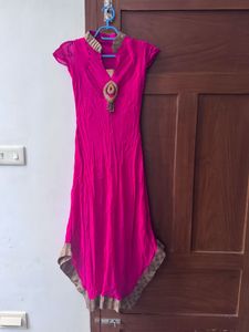 Pink Anarkali Set - XS