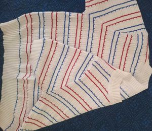 Striped Knit Crop Top