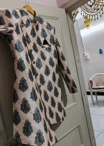 Beige Indo Western