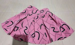Pink Patterned Skirt