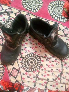 Malgre Leather Steel Safety Shoes
