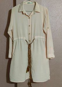 Blush Pink Shirt Dress