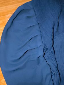 Blue Long Sleeve Blouse