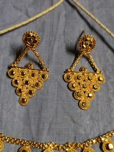 Gold Plated Jewellery Set