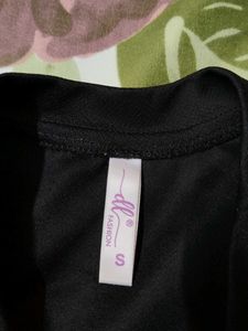 Women Black Slim-fit Joggers Style Track Suit