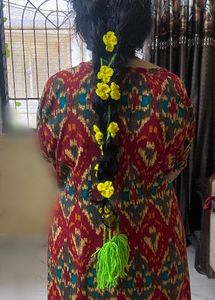 Floral Crochet Hair Braid Accessory