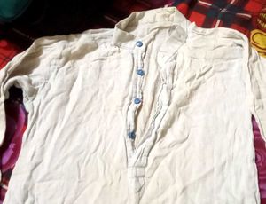 Men's Casual Kurta White