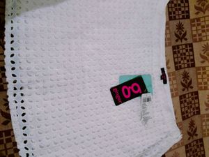 With Tag Ginger White Chikankari Skirt🤍