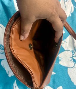 Fastrack Tan Color Sling Bag