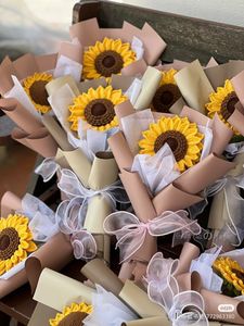 Crochet Sunflower Bouquet