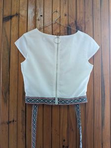 White Crop Top
