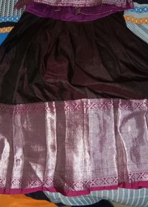 Traditional Silk Paavadi Set