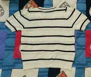 Striped Knit Top