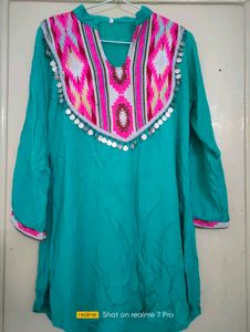 Boho Embroidered Tunic