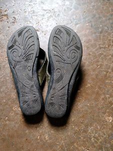 Bata Olive Green Flip-Flops