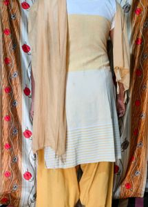 Light Yellow Salwar Suit Set