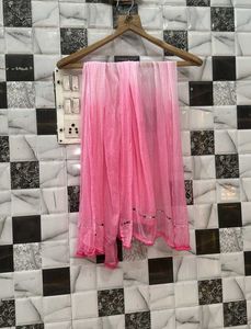 Mirror Work Chickenkari Kurti Set
